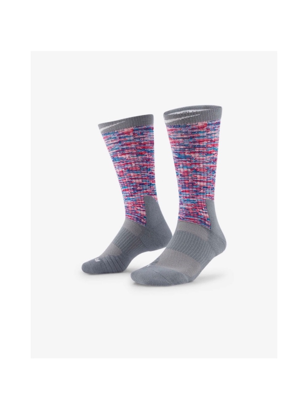 Nike Elite Crew Socks Breast Cancer Awareness Multi colored Unisex M 6-8 W 6-10
